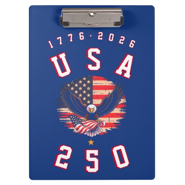 Carpeta De Pinza America's 250th Anniversary USA 250 1776 2026 (Anverso)
