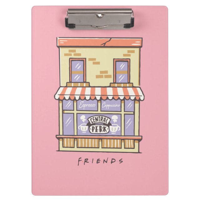 Carpeta De Pinza AMIGOS™ | Cafetería Central Personalizado Perk (Anverso)