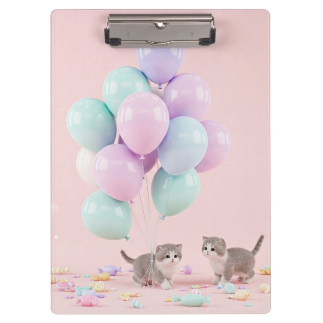 Carpeta De Pinza Amigos juguetones de Natasha Us (Anverso)