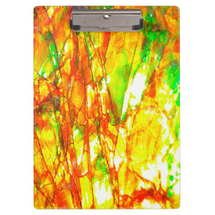 Carpeta De Pinza Ammolita del atardecer de otoño
