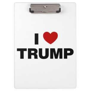 Carpeta De Pinza Amo a Trump