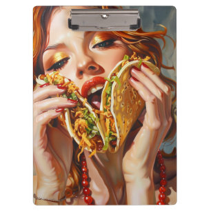 Carpeta De Pinza Amo Los Tacos