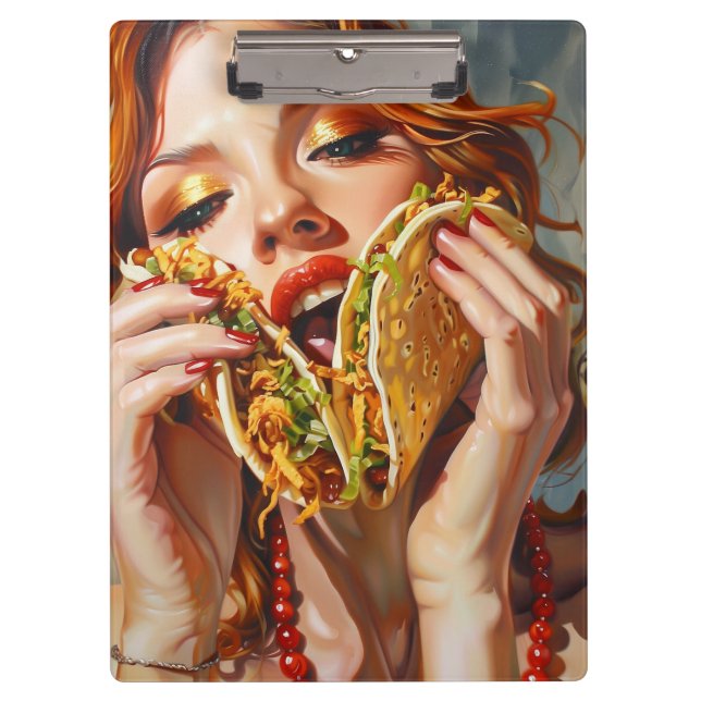 Carpeta De Pinza Amo Los Tacos (Anverso)