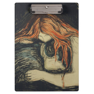 Carpeta De Pinza Amor y dolor (El vampiro) (de Edvard Munch)