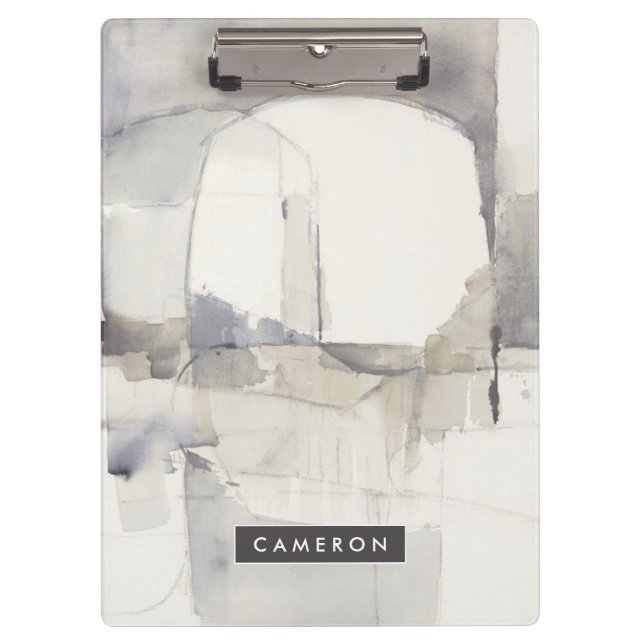 Carpeta De Pinza Añada su extracto gris de la improvisación I (Anverso)