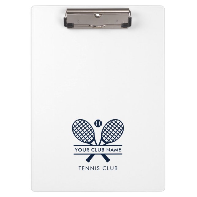 Carpeta De Pinza Añadir el nombre del club Tennis Team a cualquier  (Anverso)