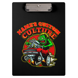 Carpeta De Pinza Añadir NOMBRE Personalizado Cultura Hot Rod Classi