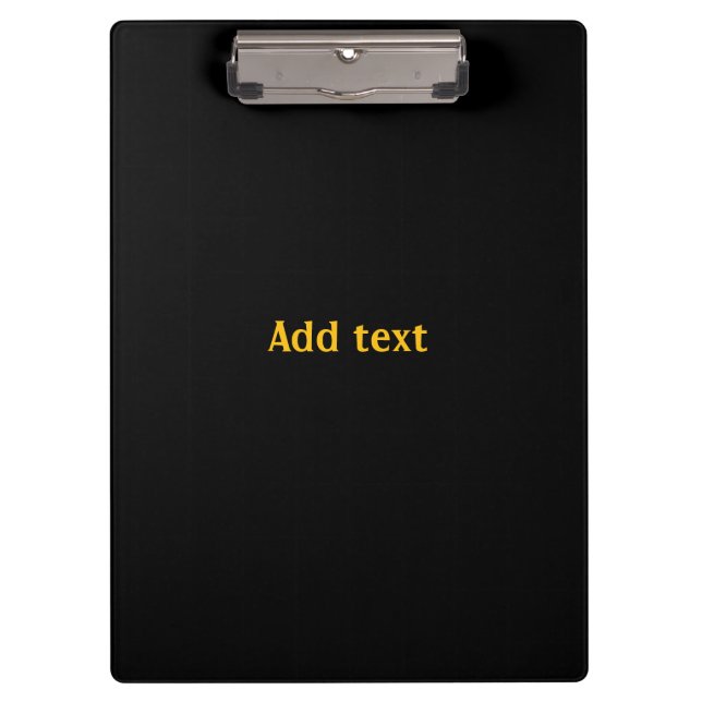 Carpeta De Pinza Añadir plantilla de texto (Anverso)