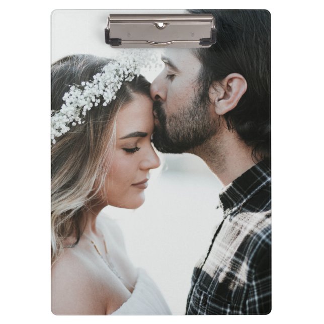 Carpeta De Pinza Añadir su propia foto Personalizado de doble cara (Anverso)