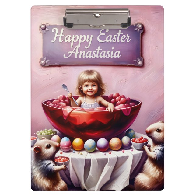 Carpeta De Pinza ANASTASIA ~ FELIZ ORIENTAL ~ Wombats ~ (Anverso)