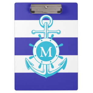 Carpeta De Pinza Anclaje azul