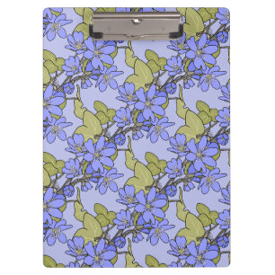 Carpeta De Pinza Anemones azules