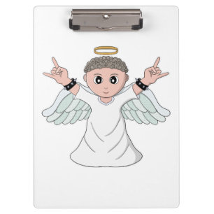 Carpeta De Pinza Angel de amor a la música fuerte