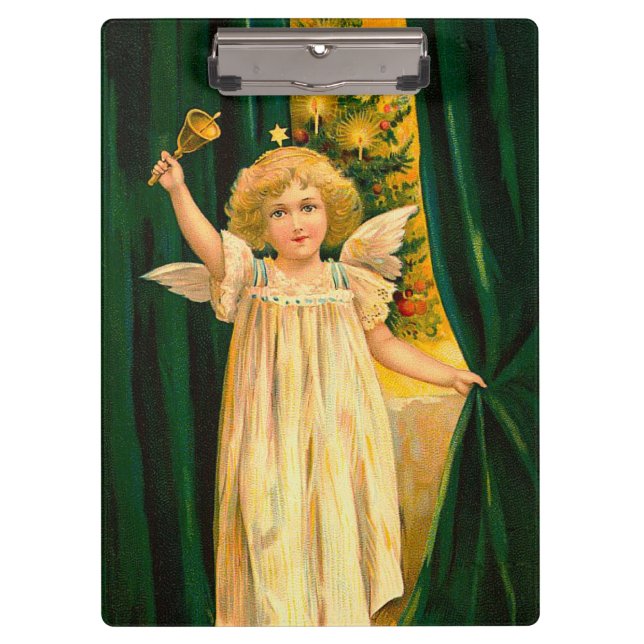 Carpeta De Pinza Angel ringing the bell for Christmas time (Anverso)