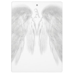 Carpeta De Pinza ANGEL WINGS Monograma Blanco