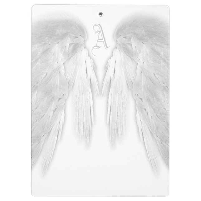 Carpeta De Pinza ANGEL WINGS Monograma Blanco (Reverso)