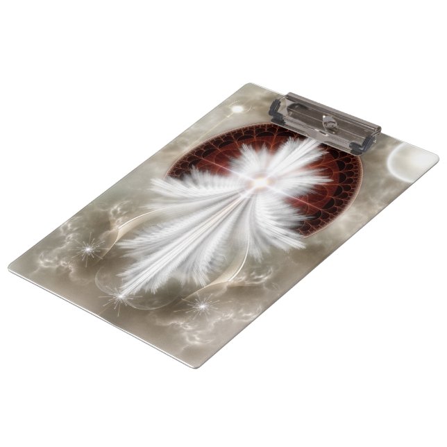 Carpeta De Pinza Angel Wings Snowflake Clipboard (Angular)