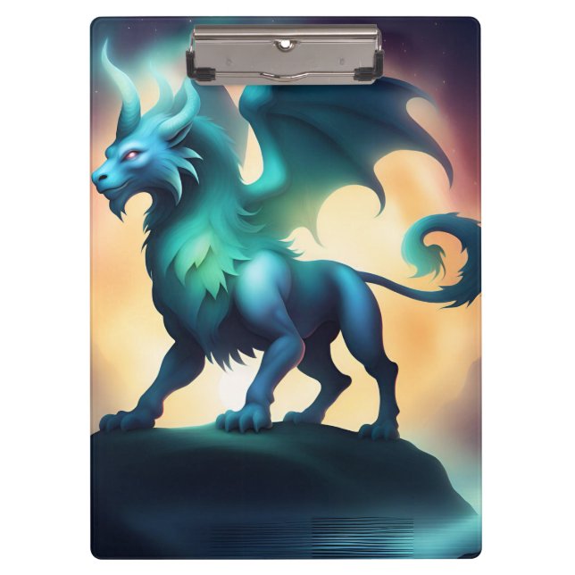 Carpeta De Pinza animal místico (Anverso)