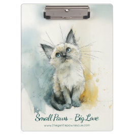 Carpeta De Pinza Animal Rescue Shelter Paper Organizer