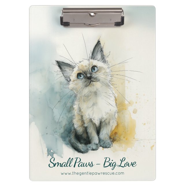 Carpeta De Pinza Animal Rescue Shelter Paper Organizer (Anverso)