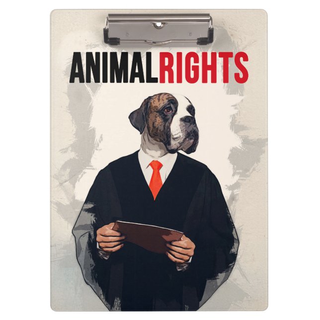 Carpeta De Pinza Animal Rights (Anverso)