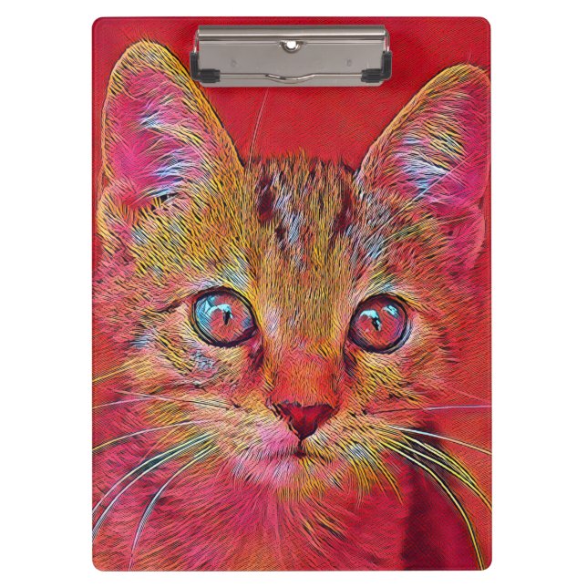 Carpeta De Pinza Animales populares - Kittem (Anverso)