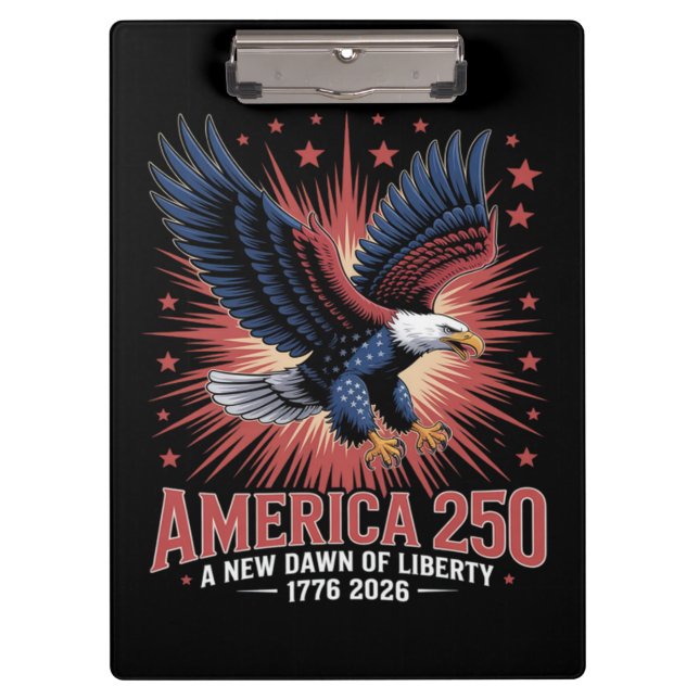 Carpeta De Pinza Aniversario 250 de América (Anverso)