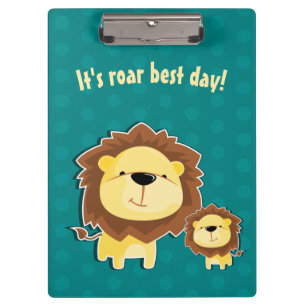 Carpeta De Pinza Aniversario De Los Niños De La Cubo De León Y Bebé