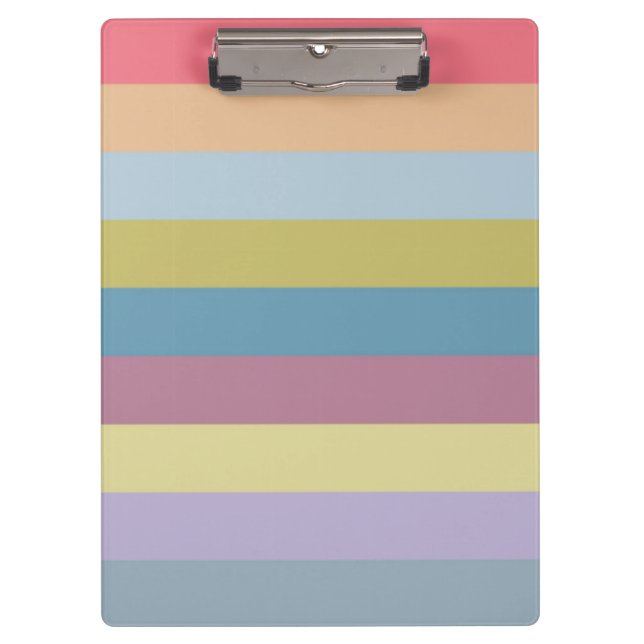 Carpeta De Pinza Ann Arbor Pastel Chalk Stripes (Anverso)