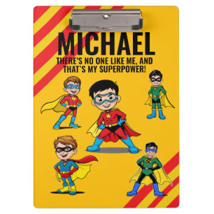CARPETA DE PINZA ANTI-STRESS KIDS HERO SUPERHERO POWER RED