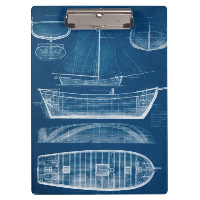 Carpeta De Pinza Antiguo plan de barco II (Anverso)