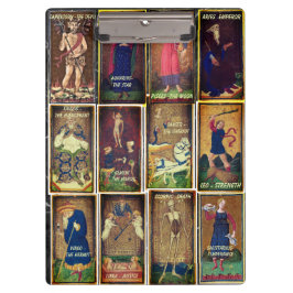 Carpeta De Pinza Antiguo Tarot Mayor Arcana |