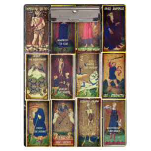 Carpeta De Pinza Antiguo Tarot Mayor Arcana
