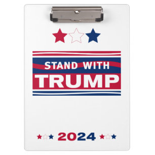 Carpeta De Pinza Apoya a Trump~2024~MAGA