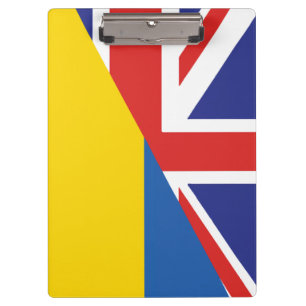 Carpeta De Pinza Apoyo británico hacia el Sherpa Blanket de Ucrania