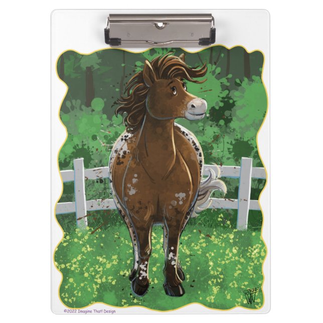 Carpeta De Pinza Appaloosa Pony (Anverso)