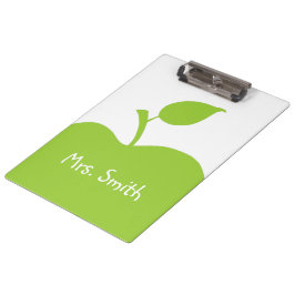 Carpeta De Pinza Apple verde personalizada