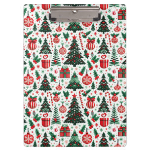 Carpeta De Pinza Árbol de Navidad, regalos, caramelos