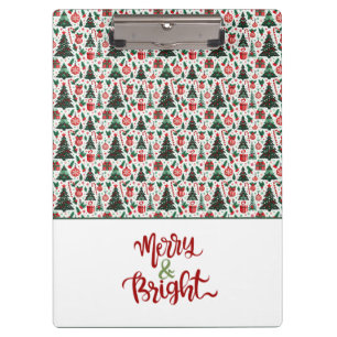 Carpeta De Pinza Árbol de Navidad, regalos, caramelos