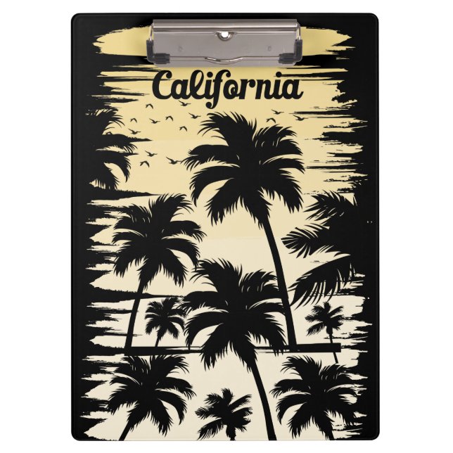 Carpeta De Pinza Árbol de palma de California (Anverso)