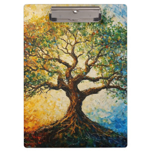 Carpeta De Pinza Árbol del conocimiento - Pintura de petróleo
