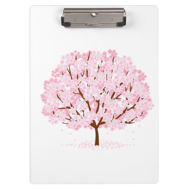 Carpeta De Pinza Árbol Sakura en pleno florecimiento - Elegante dis (Anverso)