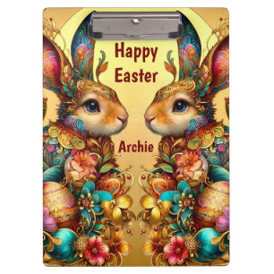 CARPETA DE PINZA ARCHIE ~ FELIZ ORIENTAL ~ BUNNIES DE ORIENTE ~