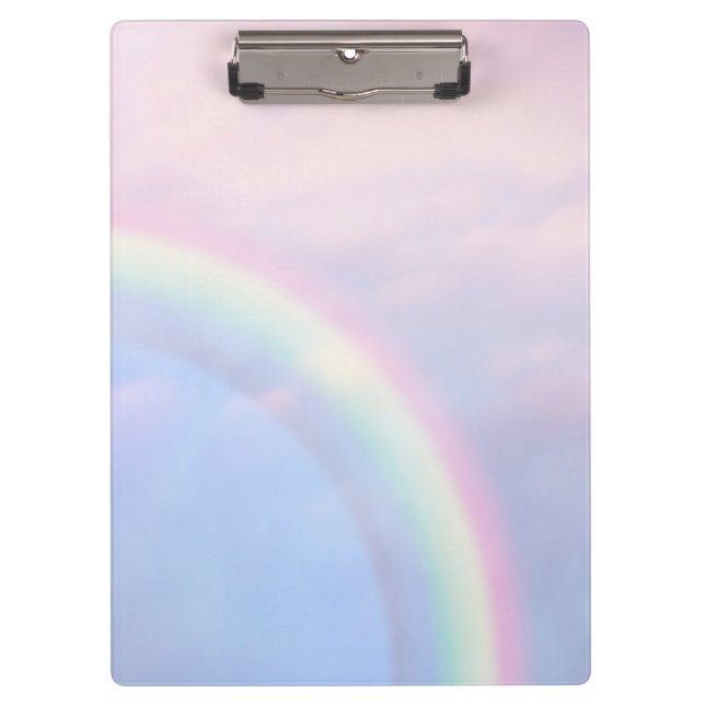 Carpeta De Pinza Arcoiris de esperanza - pastel, (Anverso)