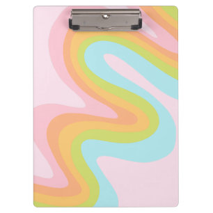Carpeta De Pinza Arcoiris pastel
