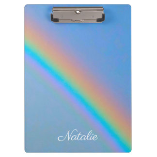 Carpeta De Pinza Arcoiris real natural personalizado