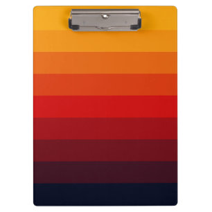 Carpeta De Pinza Arcoiris retro