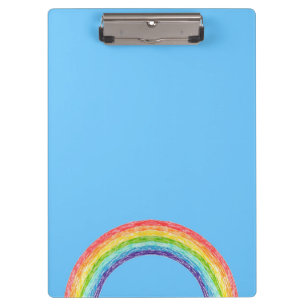 Carpeta De Pinza Arcoiris y cielo azul