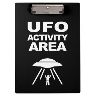 Carpeta De Pinza área de actividad de OVNI, diseño geeky