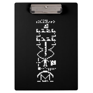 Carpeta De Pinza Arecibo Binary Message 1974
